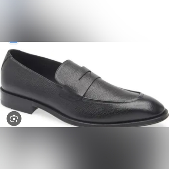 Size. 7 / 8  Boss  Classic Black Leather Loafers main image 7